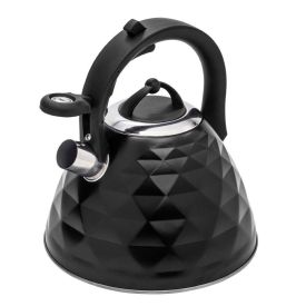 Chaleira Com Apito Diamond Aço Inox Havan Casa By Brinox 3 Litros - Preto