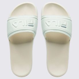 Chinelo Fila Feminino Drifter Stripes Bege/Branco/Prata