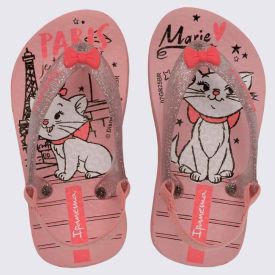 Chinelo Ipanema Bebê Disney Joy Rosa Claro/Rosa