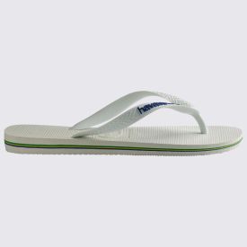 Chinelo Havaianas Brasil Logo Unissex Branco