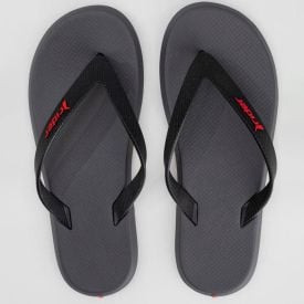 Chinelo Masculino R1 Speed Rider - CINZA/PRETO 41