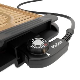 Churrasqueira Elétrica Philco 1200W Antiaderente Gold PCQ10A