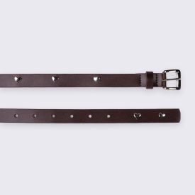 Cinto Feminino De Couro Sintético Com Corações Boby Blues