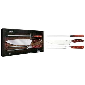 Conjunto De Churrasco Steel 3 Peças Mor