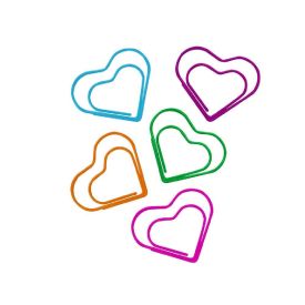 Clips Colorido Coração 20 Unidades Tilibra - 891738