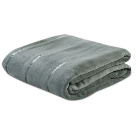 Cobertor Casal 100% Poliéster Elegance Stripe Havan Casa - Verde Buona