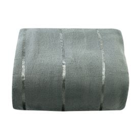 Cobertor Casal 100% Poliéster Elegance Stripe Havan Casa - Verde Buona