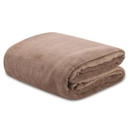 Cobertor Casal Microfibra Paris Havan Casa 1 Pç - Taupe Atemporal