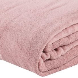 Cobertor Casal Microfibra Liso Paris Havan Casa - Rose