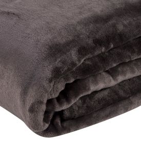 Cobertor Casal Microfibra Velour Neo Clássico Camesa - Marrom Escuro
