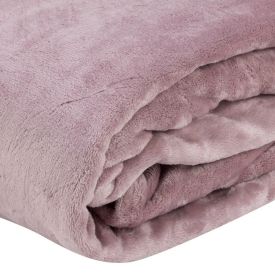 Cobertor Casal Microfibra Velour Neo Clássico Camesa - Rose