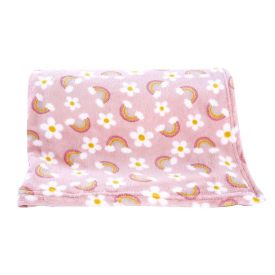 Cobertor Infantil 100% Poliéster Estampado Havan Casa - Arco Iris rosa