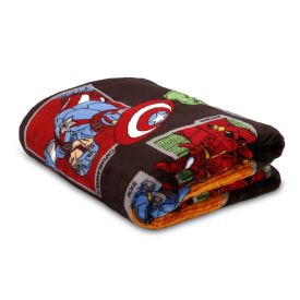 Cobertor Infantil Casal Licenciado Disney - Avengers Comics Chumbo