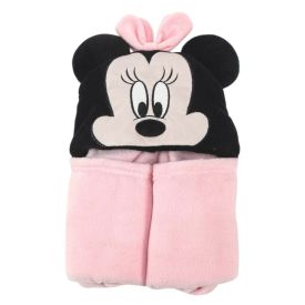 Cobertor Infantil com Capuz 100% Poliéster Disney - Minnie