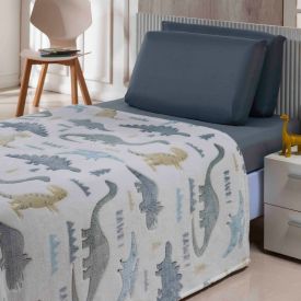 Cobertor Infantil Mágico Encantos Brilha No Escuro Havan Kids - Sauros