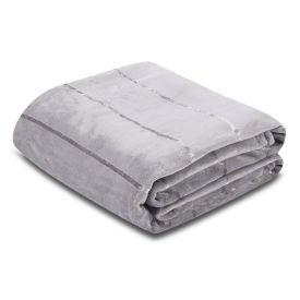 Cobertor King 100% Poliéster Elegance Havan Casa - Cinza
