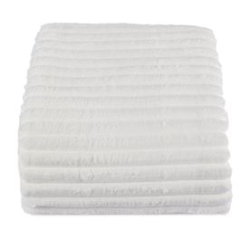 Cobertor King 100% Poliéster Premier Canelado Havan Casa - Off White