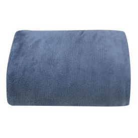 Cobertor Solteiro Microfibra Paris Havan Casa - Azul Marfim