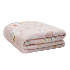 Cobertor para Bebê Flannel Baby Camesa - Rose