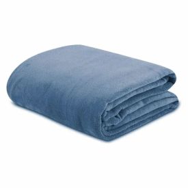 Cobertor Paris Solteiro Microfibra Havan Casa - Azul Névoa