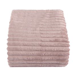 Cobertor Queen 100% Poliéster Premier Canelado Havan Casa - Rosa Pálido