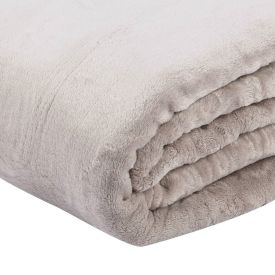 Cobertor Queen 100% Poliéster Premier Havan Casa - Cru