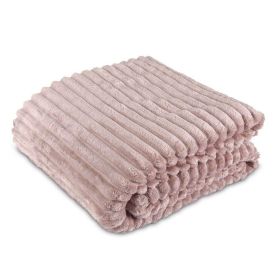 Cobertor Queen Premier Canelado Havan Casa - Rosa Claro