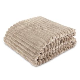 Cobertor Queen Premier Canelado Havan Casa - Bege