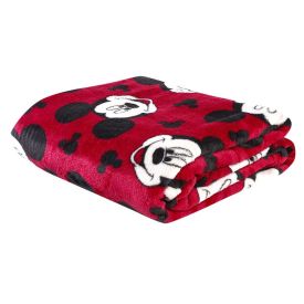 Cobertor Solteiro 100% Poliéster Disney - Mickey Red