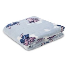 Cobertor Solteiro 100% Poliéster Disney - Stitch And Angel