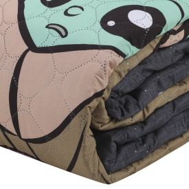 Cobre Leito Queen Star Wars Hedrons 1 Pç - Baby Yoda