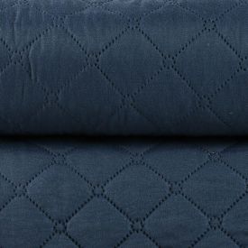 Kit Colcha Casal 100% Poliéster Lisa Versalhes Havan Casa 3 Pçs - Azul Jeans