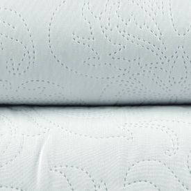 Kit Colcha King 100% Poliéster Lisa Rozac 3 Pçs - Branco