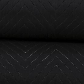 Kit Colcha Queen 100% Poliéster Lisa Versalhes Havan Casa 3 Pçs - Preto