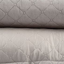 Kit Colcha Queen Lisa Havan Casa 3 Pçs - Bege 