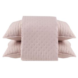 Colcha Queen 3Pçs Lisa Elegance - Rosa