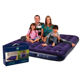 Colchão Inflável King De Casal Mor - Azul