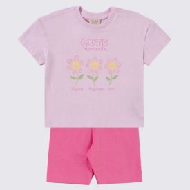 Conjunto Infantil Menina 1 a 3 Anos Yoyo Kids
