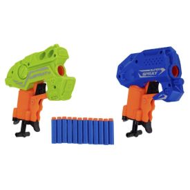 Conjunto 2 Lançadores e 12 Dardos Havan Toys - HME0777