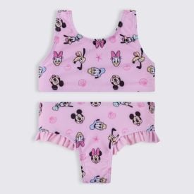 Conjunto Biquíni Infantil Mickey 1 a 3 Anos Disney