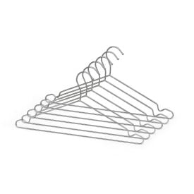 Conjunto De Cabides Tintureiro Com 6 Peças Cromado - Arthi - Cristal