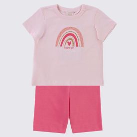 Conjunto Infantil Menina 1 a 3 Anos Yoyo Kids