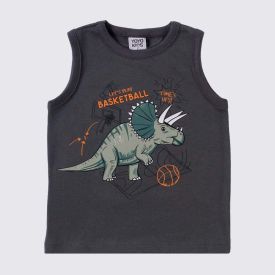 Conjunto Infantil Menino 1 a 3 Anos Yoyo Kids Grafite/Verde Oliva