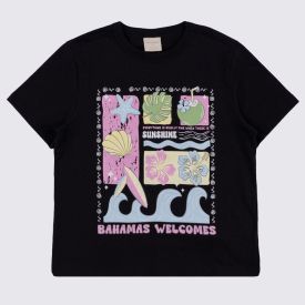 Conjunto Juvenil Menina 12 a 16 Anos Marmelada Preto/Rosa