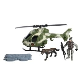 Conjunto Militar Helicóptero e Soldado Havan Toys - HBR0319