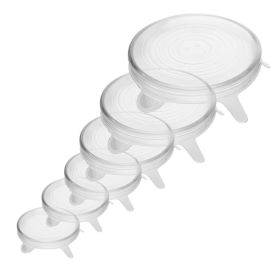 Conjunto Tampas Redondas Flexíveis 20Cm Lyor - 6 Peças