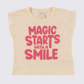 Conjunto Infantil Menina 1 a 3 Anos Yoyo Kids Amarelo