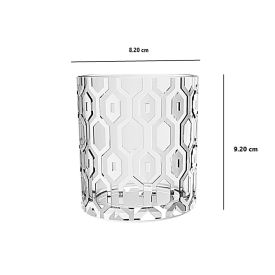 Copo Baixo Favos Cristal Ecológico 330Ml