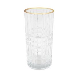 Copo Long Drink Com Filete Dourado Classic Havan Casa - 340ML