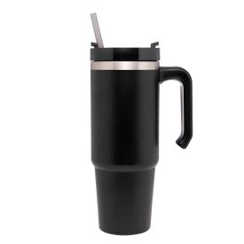 Copo Térmico Slim Com Canudo Wolff 890Ml - Preto